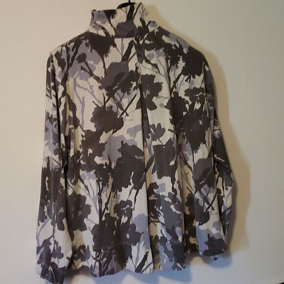 LAURIE FELT BUTTON FRONT  SWING ARMY JACKET 16 - Picture 7 of 8